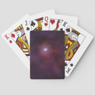 Pulsar Wind From A Neutron Star. Playing Cards