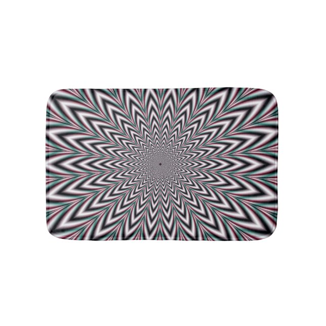 Pulsating Arrows Bath Mat (Front)