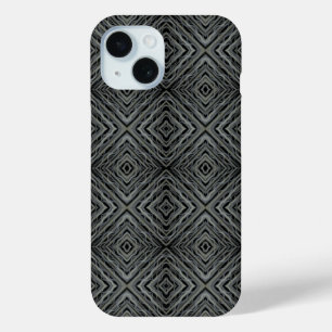 Pulsating Rhythm Modern Abstract Art Illustration  iPhone 15 Case