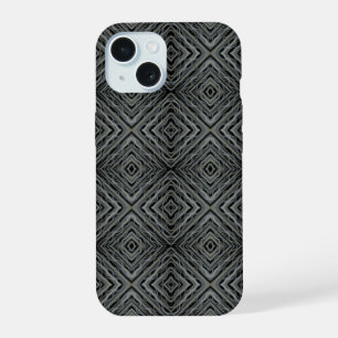 Pulsating Rhythm Modern Abstract Art Illustration iPhone 15 Case