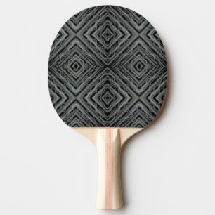 Pulsating Rhythm Modern Abstract Art Illustration Ping Pong Paddle