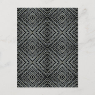 Pulsating Rhythm Modern Abstract Art Illustration  Postcard