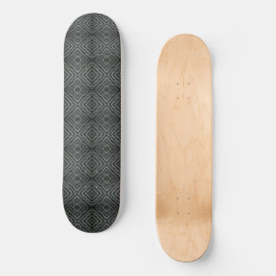 Pulsating Rhythm Modern Abstract Art Illustration  Skateboard