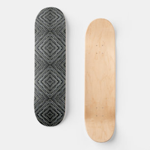 Pulsating Rhythm Modern Abstract Art Illustration  Skateboard