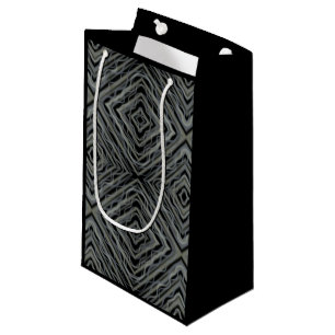 Pulsating Rhythm Modern Abstract Art Illustration Small Gift Bag
