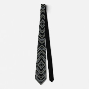 Pulsating Rhythm Modern Abstract Art Illustration Tie
