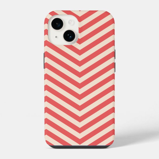 Pulse Point Retro Sunset iPhone Case (Back)