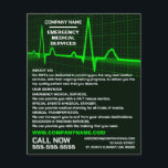 Pulse Rate Design, EMT, Paramedic Advertising Flyer<br><div class="desc">Pulse Rate Design,  EMT,  Paramedic Advertising Flyers By The Business Card Store.</div>