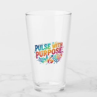 Pulse with Purpose T-Shirt Design Glass
