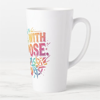 Pulse with Purpose T-Shirt Design Latte Mug