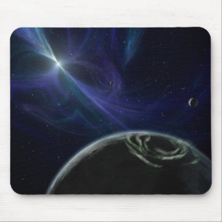 Pulsor and Planets in Orbit Mousepad