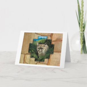 Puma - Personalised Greeting Card