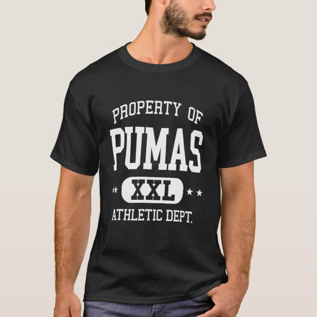 Pumas Retro Athletic Property Dept T-Shirt (Front)