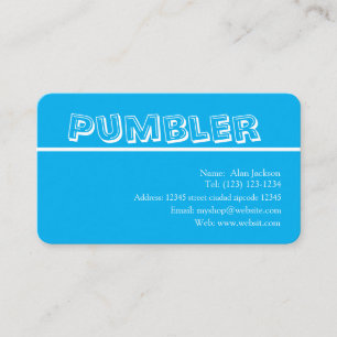 pumbler Business card editable