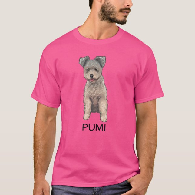 Pumi Crazy Dog T-Shirt (Front)