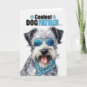 Pumi Dog Coolest Dad Ever Father's Day Holiday Card