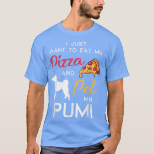 Pumi Dog Pizza Lover Owner Christmas Birthday Gift T-Shirt