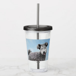 Pumi Painting - Cute Original Dog Art Acrylic Tumbler
