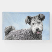 Pumi Painting - Cute Original Dog Art