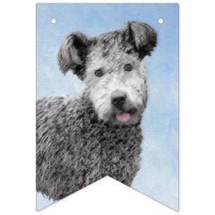 Pumi Painting - Cute Original Dog Art Bunting