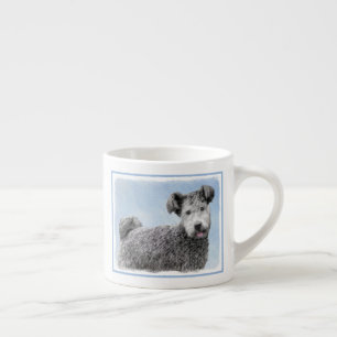 Pumi Painting - Cute Original Dog Art Espresso Cup