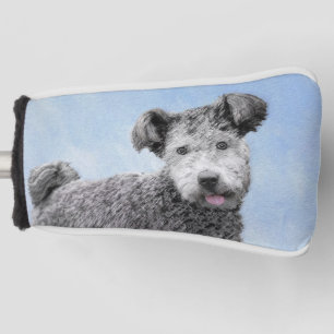 Pumi Painting - Cute Original Dog Art Golf Head Cover