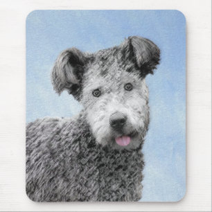 Pumi Painting - Cute Original Dog Art Mouse Pad
