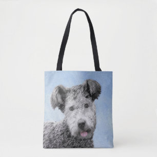 Pumi Painting - Cute Original Dog Art Tote Bag