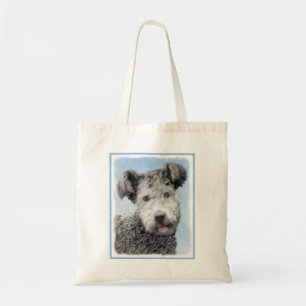 Pumi Painting - Cute Original Dog Art Tote Bag