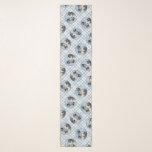 Pumi Painting Grey Pumik Cute Original Pet Dog Art Scarf<br><div class="desc">This charming painting showcases a grey Pumi dog against a blue background. Our speciality lies in crafting original artwork based on nature and animals. Whether for yourself or as a thoughtful gift for your dog-loving friends, this piece promises to bring joy. Unleash your creativity by clicking on CUSTOMIZE to personalise...</div>