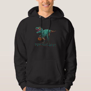 Pumkasaurus Halloween Tyrannosaurus Rex Dinosaur Hoodie