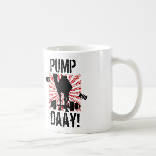 Pump Day Weightlifting Camel Mug