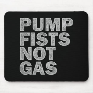 Pump Fists Not Gas Funny New Jersey Beach Souvenir Mouse Pad