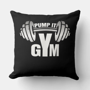 Pump It Ness Gym Sport Motivation Men Women Kid Cushion