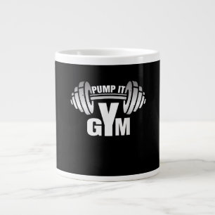 Pump It Ness Gym Sport Motivation Men Women Kid Large Coffee Mug