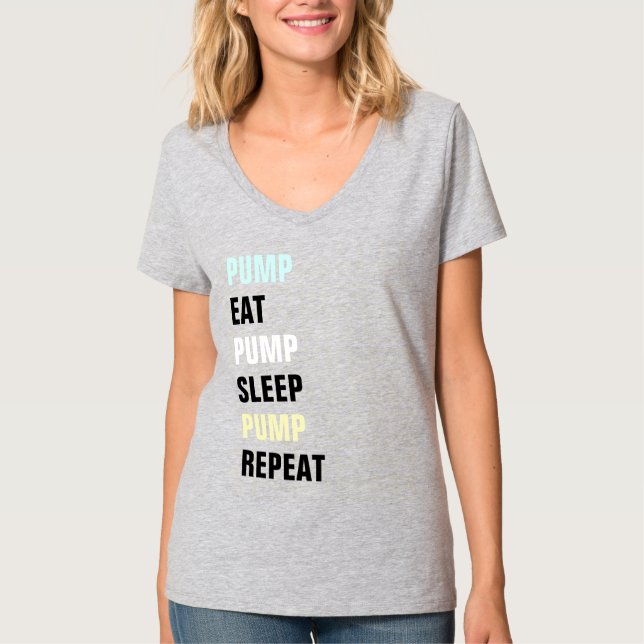 “Pump & Repeat” T-Shirt (Front)
