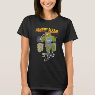 Pumpin Pizze Turtle Fitness Weightlifting Bodybuil T-Shirt