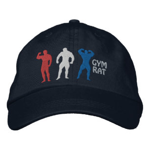 Pumping Iron Embroidered Cap