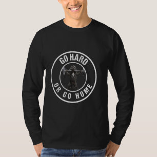 Pumping Weight Lifting Funny Portuguese Water Dog  T-Shirt