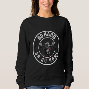 Pumping Weight Lifting Funny Scottish Terrier 1 Sweatshirt
