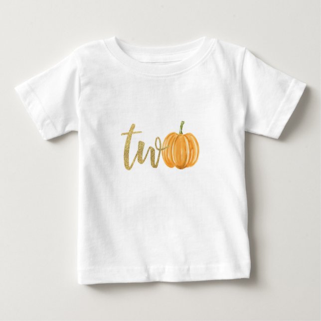 Pumpkin 2nd Birthday Shirt (Front)