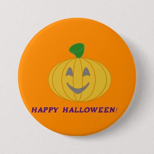 Pumpkin 7.5 Cm Round Badge (Front)