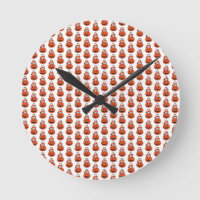Pumpkin Acrylic Wall Clock