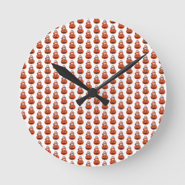 Pumpkin Acrylic Wall Clock (Front)