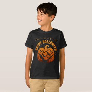 PUMPKIN AND BATS HALLOWEEN COSTUME T-Shirt