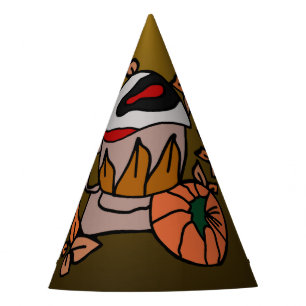 Pumpkin and Brewed-Eye Vibes to Perfection Party Hat