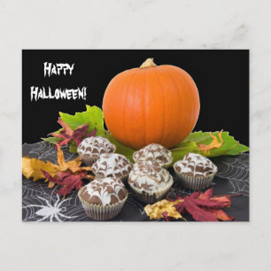 Pumpkin and Cupcakes Postcard