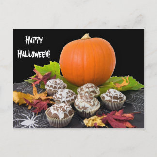 Pumpkin and Cupcakes Postcard