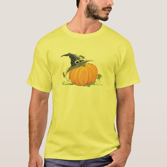 Pumpkin and Hat Halloween Shirt (Front)