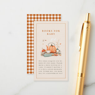 Pumpkin and Spice and Everything Nice Baby Shower Enclosure Card